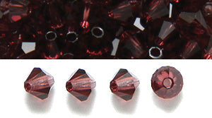 82CC247: Preciosa Crystal Dia Burgundy 4mm-144PC