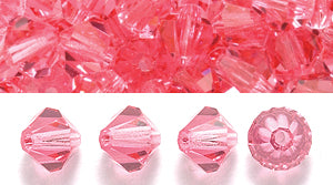 84CC292-R: Preciosa Crystal Dia Rose 5mm-144PC