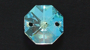 95CC512-A: PRECIOSA CRY OCT 2 Hole Crystal AB 12mm