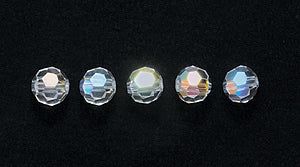 3CC512: Preciosa Crystal Round Crystal AB 3mm-72PC