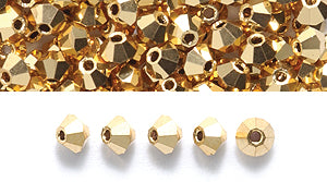 80CC854-FC: Preciosa Crystal Dia Aurum Full Coated 3mm-144PC