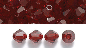 82CC246: Preciosa Crystal Dia Garnet 4mm-144PC