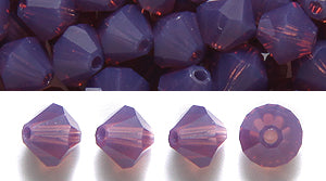 84CC290-8: Preciosa Crystal Dia Amethyst Opal 5mm-144PC