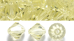 86CC222: Preciosa Crystal Dia Jonquil 6x6mm-72PC