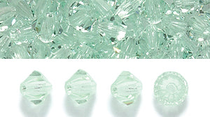 82CC281-1: Preciosa Crystal Dia Chrysolite 4mm-144PC