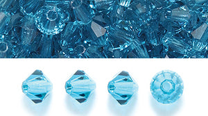 82CC267: Preciosa Crystal Dia Indicolite 4mm-144PC