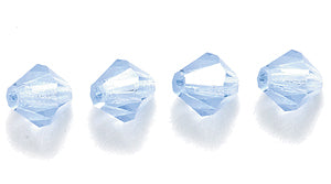 84CC272: Preciosa Crystal Dia Lt Sapphire 5x5mm-144PC