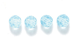 4CC262: Preciosa Crystal Round Aqua Bohemica 4mm-72PC