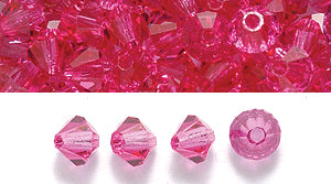 82CC294-F: Preciosa Crystal Dia Fuchsia 4mm-144PC