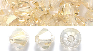 86CC851: Preciosa Crystal Dia Blonde Flare 6x6mm-72PC