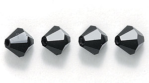 84CC109: Preciosa Crystal Dia Jet 5x5mm-144PC