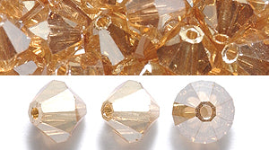 86CC852: Preciosa Crystal Dia Golden Flare 6mm-72PC