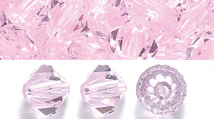 86CC293: Preciosa Crystal Dia Pink Sapphire 6mm-72PC