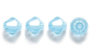 84CC262: Preciosa Crystal Dia Aqua Bohemica 5x5mm-144PC