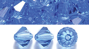 86CC274: Preciosa Crystal Dia Sapphire 6x6mm-72PC