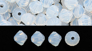 82CC210: Preciosa Crystal Dia White Opal 4mm-144PC