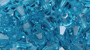 84CC267: Preciosa Crystal Dia Indicolite 5x5mm-144PC