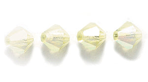 84CC522: Preciosa Crystal Dia Jonquil AB 5x5mm-144PC