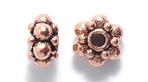 IN184-6C: Bali Style Copper Spacer 5x9mm-10PC