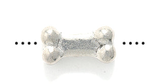 PW3145-S: Bead Dog Bone Ant Pewter 7x13mm 1PC