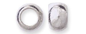 78ME815: Donut Silver 6x9-10mm Average 72PC