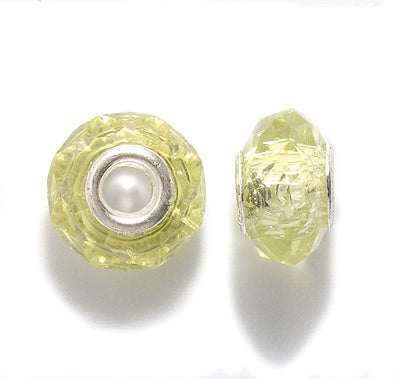 75CD222-S: Rondelle Jonquil 5mm Grommet 14x9.5mm-6PC