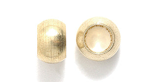 78ME854: Donut Brt Gold 6x9-10mm Average-50PC