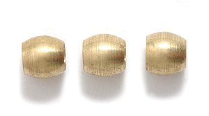 5ME854: Solid Brass Barrel 6x5mm 3mm Hole-100PC