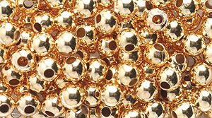 3MR853-E: Metal Round Gold Plate 3.2mm 500PC