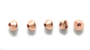 80MR856: Bead Bicone Pure Copper 3.3mm-100PC