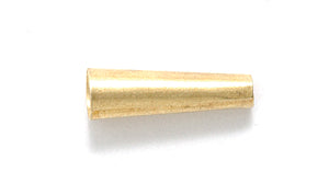 12ME853: Metal Jingle Cone Solid Brass 1/2 Inch-50PC