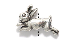 PW1255-S: Bead Rabbit Ant Pewter 11x16mm 1PC