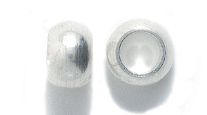 78ME812: Donut Brt Silver 6x9-10mm Average 72PC