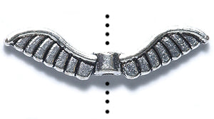 RP1044-S: Wing Bead 7x26mm Zinc Alloy-50PC