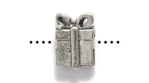 PW1075-S: Bead Gift Box Silver 7x10mm-1PC