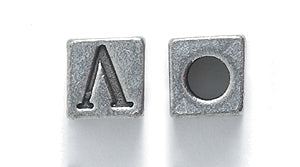 PW9802-S: Limited Bead Cube Lambda Greek Symbol 7m 1PC