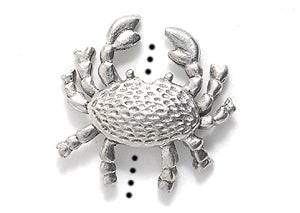 PW559-S: Bead Crab Silver 15x16mm-1PC