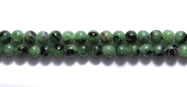 4ST467: Ruby Zoisite Round 4mm