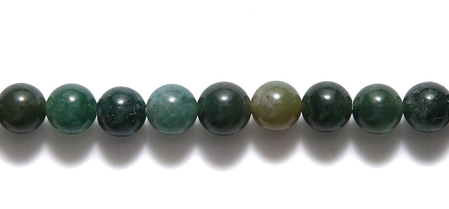 6ST452: Moss Agate Round 6mm