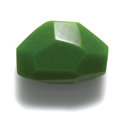 IN607-1: Resin FC Nugget Green 18x26mm