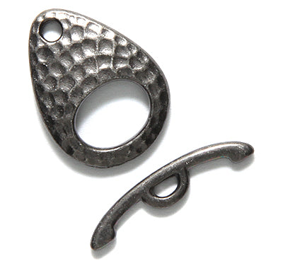 TC6115-GM: Toggle Hammer Tear Drop 22mm Black