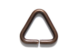 VJ132-15: Vintaj Triangle Jump Rings 14x15mm