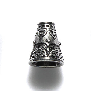 TC5829-AP: Flowering Cone 11x13mm Ant Pewt