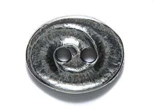 TC6574-AP: Button Swirl Ant Pewt 14x17.5mm