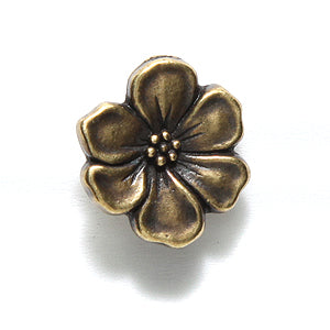 TC6549-AB: Button Apple Blossom 14mm Ant Brass