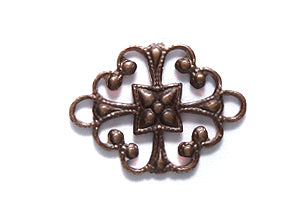 VJ1121: Vintaj Cathedral Filigree CNNCTR 12x16mm