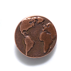 TC6578-AC: Button Earth 16mm Ant CPPR