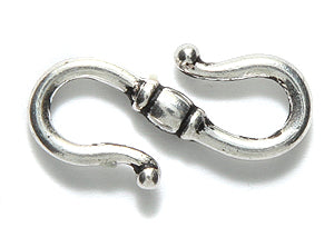 TC6147-AS: Classic S Clasp 23mm Ant SIL