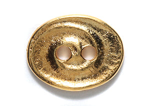 TC6574-GL: Button Swirl Bright GLD 14x17.5mm