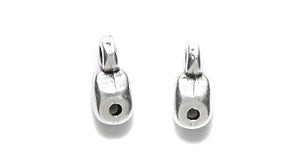 YC2204-AS: Cymbal Superduo End Vourkoti Antique Silver Plating 8mm 1 Piece